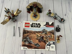 Lego # 75299 ~ Star Wars Trouble on Tatooine con minifiguras y manual de instrucciones - Imagen 1 de 17