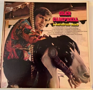 GLEN CAMPBELL A Satisfied Mind 1971 Album LP Pickwick 33 SPC 3134 - Picture 1 of 8