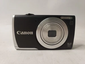 Canon PowerShot A2500 HD 16.0 MP 5x Optical Zoom Black Digital Camera Only PARTS - Picture 1 of 7