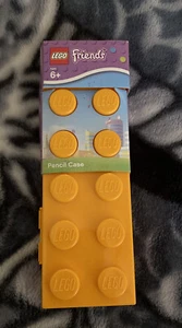 Lego Friend Estuche para Lápices Caja de Ladrillos Mini Figura Almacenamiento Plástico Viaje Amarillo Oscuro - Imagen 1 de 8