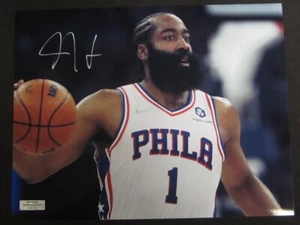 James Harden Philadelphia 76ers signed Autographed 8.5x11 Photo - Picture 1 of 4