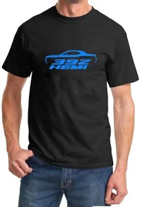 Challenger 392 Hemi Classic Color Outline Design Tshirt NEW Free Ship - Picture 1 of 8