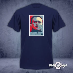 Camiseta para hombre Alexei Navalny azul marino - Imagen 1 de 1