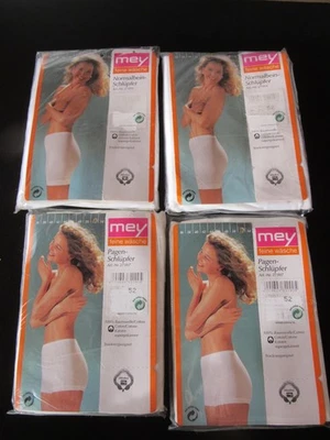 Mey Pagen  & Normalbein 4  Slip Schlüpfer mit Bein 50 - 52  weiß & perlweiß Neu - Bild 1 von 4