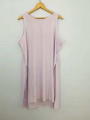 Camiseta sin mangas Old Navy Active grande alta nube 94 lavanda musculosa aberturas laterales gimnasio yoga Foto 1 de 4