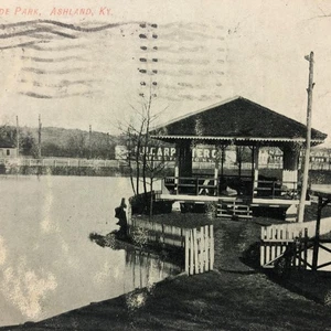 Vintage Postkarte Clyffeside Park Ashland Kentucky Szene - Bild 1 von 8