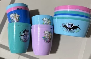 Disney Zak Cups And Bowls Kids Frozen And Vampirina - Picture 1 of 18