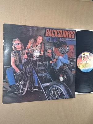 "BACKSLIDERS"  1987 NATIONAL NIGHTMARE  1ST PRESSING VINYL  HARD/BIKER ROCK - Image 1 of 4