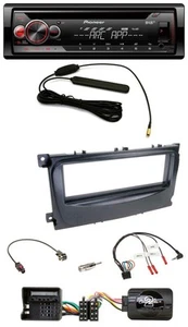 Pioneer CD USB Lenkrad DAB MP3 Autoradio für Ford Focus C-Max Galaxy ab 07 schwa - Bild 1 von 12