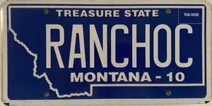 Vanity RANCH OC OUTCAST OPEN CARRY license plate Orange County On Center Gun MT - Picture 1 of 7
