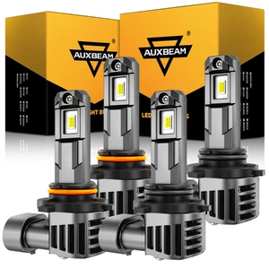 AUXBEAM Q6 9005 9006 LED Faros Luz Alta Baja Super Brillante Canbus 1:1 - Imagen 1 de 14
