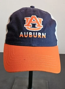Auburn Tigers Snapback Mesh White And Blue Hat Cap One Size Fits All - Picture 1 of 7