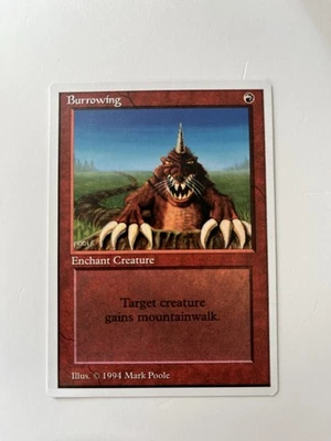 Magic The Gathering Summer Magic Edgar Burrowing NM/LP+ - Image 1 of 3