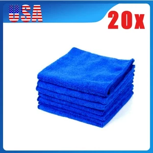 Microfiber Cleaning Cloth Set of 50 Towel Rag Car Polishing Detailing No-Scratch - Picture 1 of 6