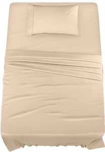 Twin Sheet Set – 3 Piece Bed Sheets for Twin Size Bed, Soft and Breathable Mi... - Picture 1 of 6