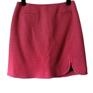 Whistles Textured Pink Wool Blend Fully Lined Short Skirt UK 14 Stunning - Picture 1 of 6