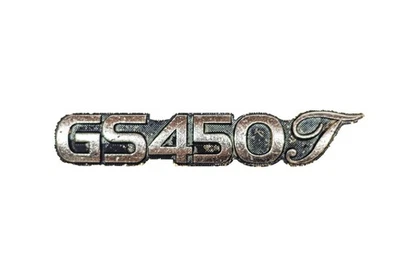 81-83 Suzuki GS450T Side Cover Badge Emblem 68131-44300 - Image 1 of 4