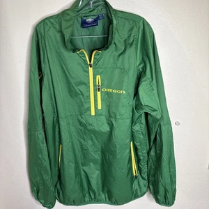 Oregon Ducks Jacket Mens XL Green GIII Sports Lightweight Rain Hooded - Picture 1 of 15