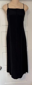 Rag & Bone Sz 6 100% Silk Black Low Strappy Back Maxi Dress NWT Lined - Picture 1 of 15