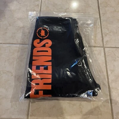 Pantalones deportivos raros VLONE X Fragment Designs FRIENDS talla M negros 100 % auténticos Foto 1 de 4