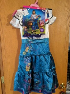 Disney Encanto Mirabel Costume Disguise Halloween Dress-Up Small 4-6 Small Dress - Picture 1 of 7
