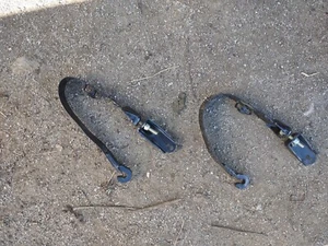 1998-2003  Jaguar XJ8 vanden plas fuel gas Tank Straps bracket set No Tank Look - Picture 1 of 13