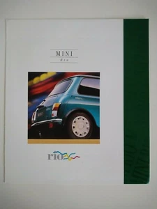 Rover Mini 1275cc RIO Sonderedition UK Markt Verkaufsbroschüre 1993 - Bild 1 von 1
