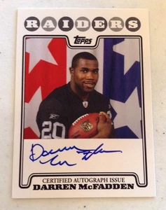2008 Topps Rookie Premiere Darren McFadden Auto RC - Bild 1 von 2