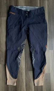 Struck Crop Equestrian Breeches Horse Riding Pants Blue Size 30 - Picture 1 of 12
