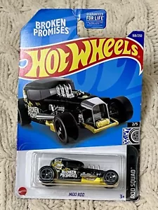 NEU Hot Wheels Broken Promises schwarz & gelb Mod Rod 168/250 Rod Squad 2/5 - Bild 1 von 4