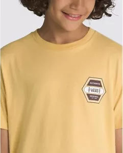 Vans Kids' T-Shirt Sk8 Authentic 66 Retro T-Shirt Ochre Medium (10-12) - Picture 1 of 3