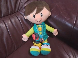 Playskool Hasbro Stoffpuppe Anziehpuppe Lernpuppe Puppe Junge 35 cm groß Top - Bild 1 von 3