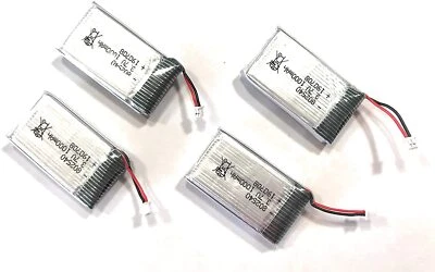 Set di 4 batterie agli ioni di litio da 3,7 V 1000 mAh con circuito di protez... - Immagine 1 di 3