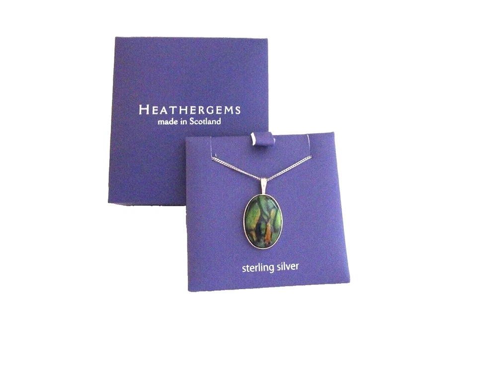 Colgante Heathergems - Ovalado - Plata de Ley - Nuevo - Primera Calidad - #4-62 Foto 1 de 1