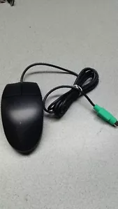 Logitech PS/2 Mouse Wired Black 2-Button Trackball M-SAW34 H2993 4N433 Genuine - Picture 1 of 1