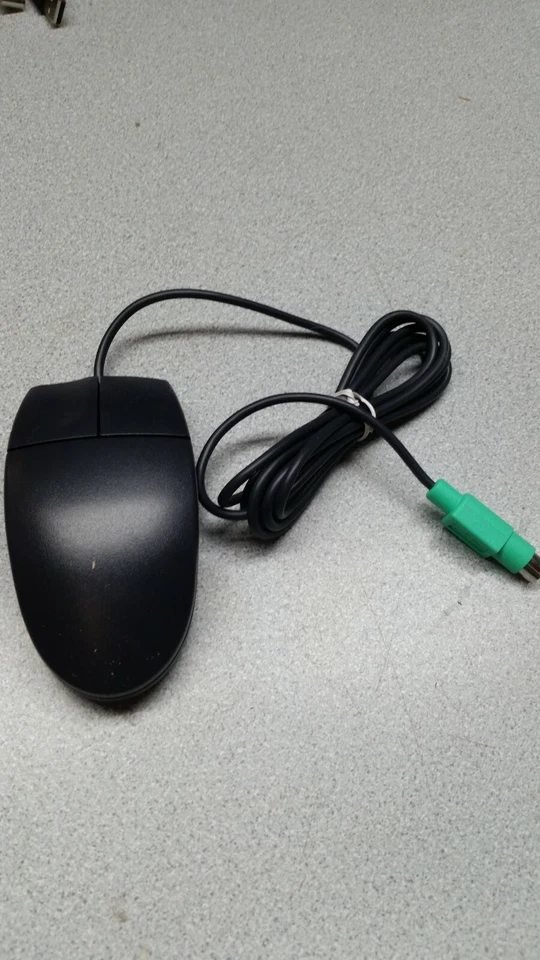 Logitech PS/2 Mouse Wired Black 2-Button Trackball M-SAW34 H2993 4N433 Genuine  - Image 1 of 1