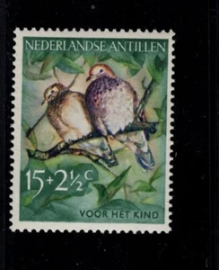 Antillas Neerlandesas 1958 palomas terrestres comunes aves montadas sin montar o nunca montadas Sc B37 - Imagen 1 de 1