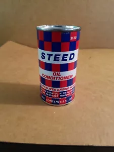 Lattina di olio di destriero vintage condizionatore pubblicitario NOS SIGILLATA LATTINA DA COLLEZIONE - Foto 1 di 4