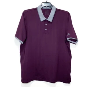 Adidas Men's Red Short Sleeve Climalite Golf Tennis Polo Shirt Size XL - Picture 1 of 8