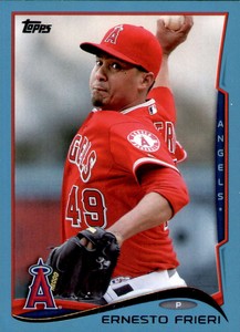 2014 Topps Blue Border #240 Ernesto Frieri  Los Angeles Angels