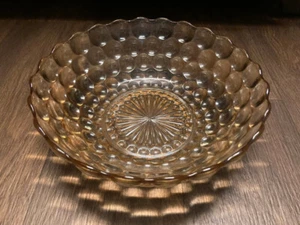 Vintage Glass Bubble Anchor Hocking Salad Mid Century Modern Bowl - Picture 1 of 7