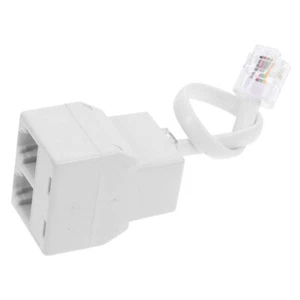 Phone Jack Distributor Splitter Office Converter Cable Adapter Part Ethernet - Zdjęcie 1 z 12