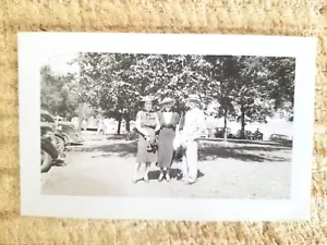 PARKPLATZ AM SEE, DANVILLE, ILLINOIS, 1920er Jahre. Vintage 4,7" x 3" FOTO * K3 - Bild 1 von 3