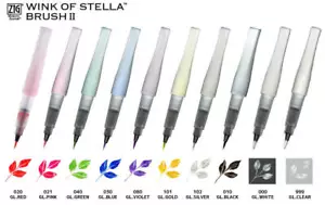 Zig Wink Of Stella Glitter Brush Marker II - Assorted Colours - Picture 1 of 66