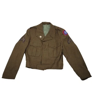 Korean War US 5th Army Ike Jacket A5 Ordnance Replacement Training Center DI Pin - Picture 1 of 12