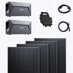 Balkonkraftwerk 2000watt mit Speicher AnkerSolix Solarbank E1600x2 mit APsystems - Bild 1 von 11