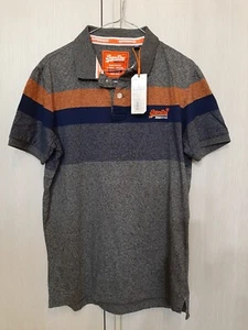 POLO SUPERDRY UOMO TAGLIA L/M NUOVO 100%COTONE - Imagen 1 de 12