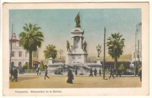 Chile -  Valparaíso - Monumento de la Marina unused postcard - Picture 1 of 2
