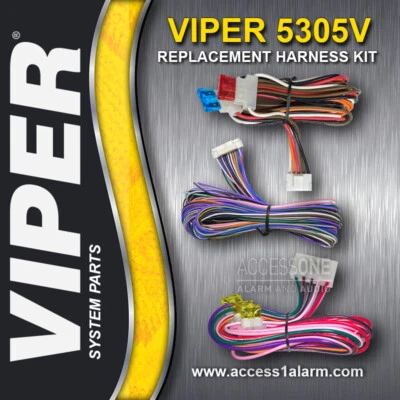 Viper 5105V or 5305V Complete Replacement Harness Kit 5X05 5XO5 Series Brain - Image 1 of 4