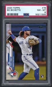 2020 Topps #78 Bo Bichette PSA 8 Blue Jays Rookie RC - Picture 1 of 23